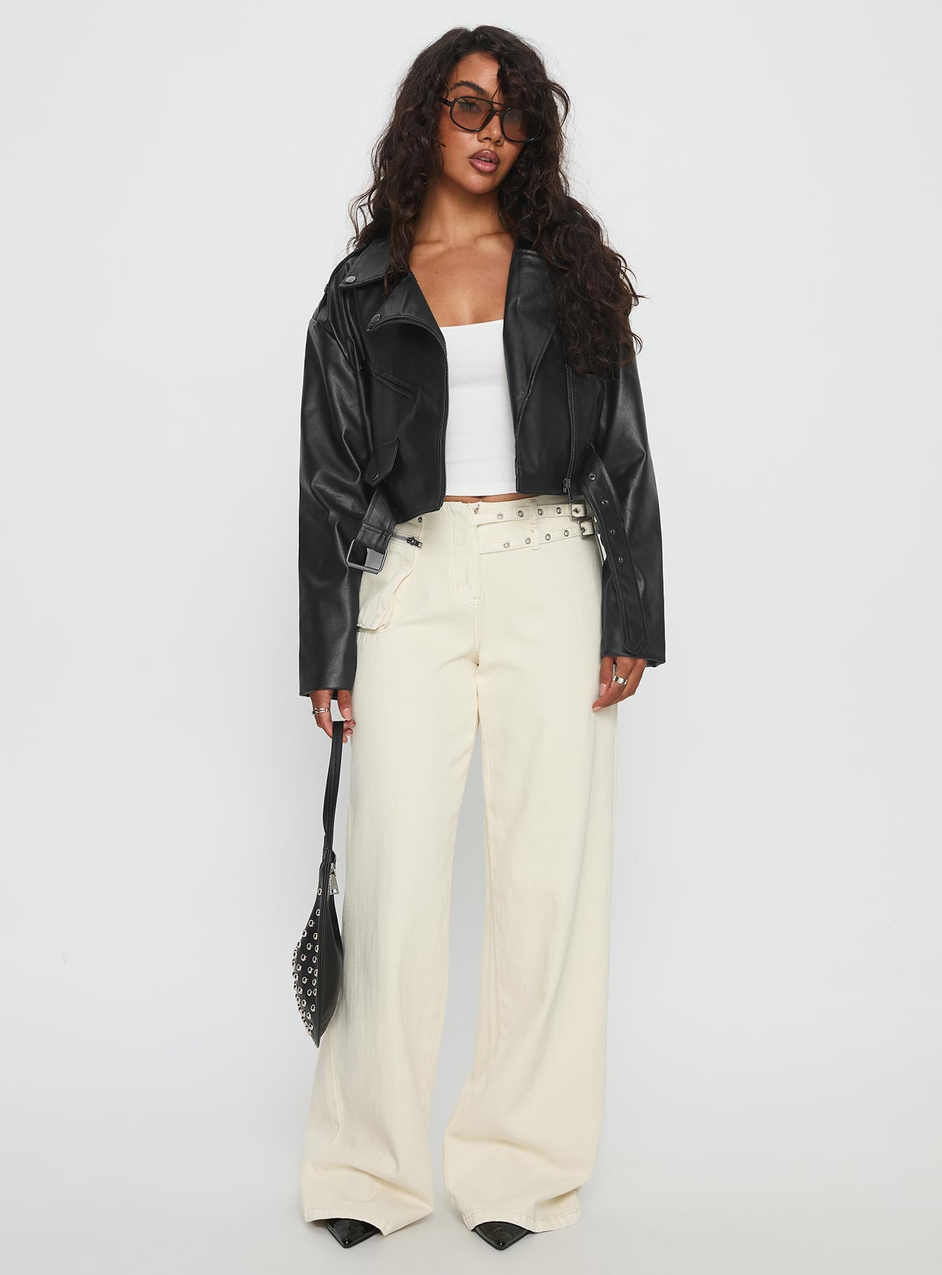 Stormwatch Faux Leather Jacket Black