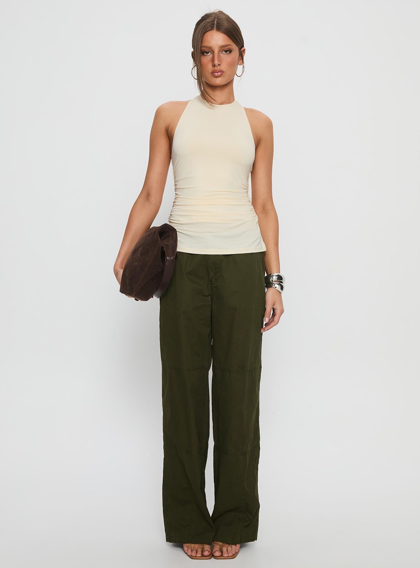 Ravenscroft Cargo Pant Washed Dark Khaki