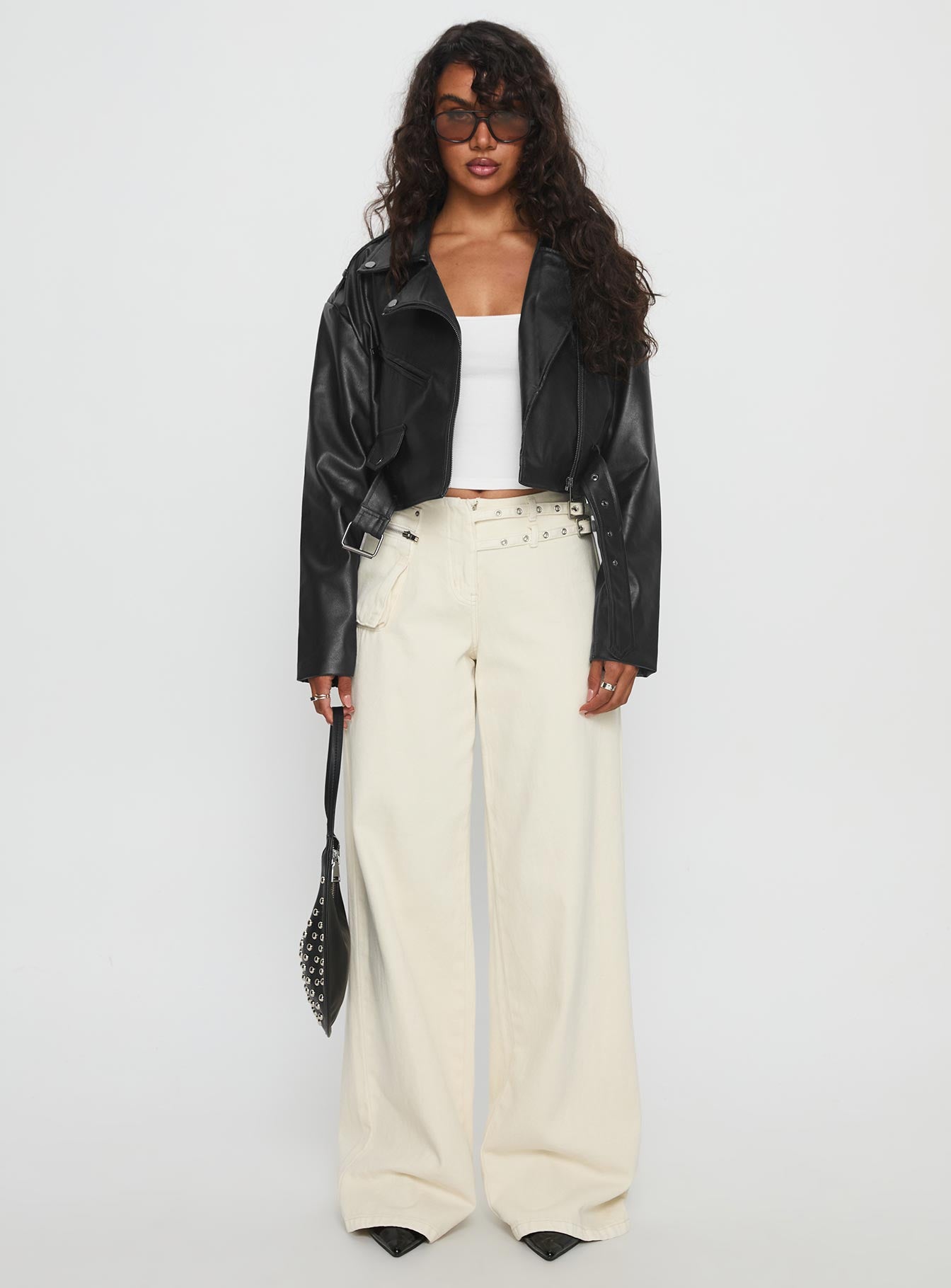 Stormwatch Faux Leather Jacket Black