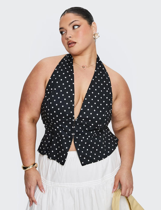 Pleasing Top Polka Dot Curve