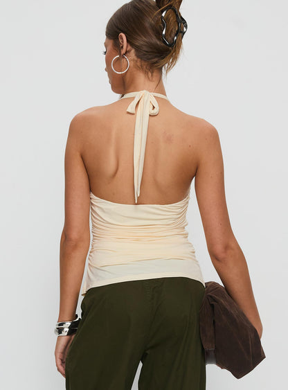 Wenona Ruched Top Butter
