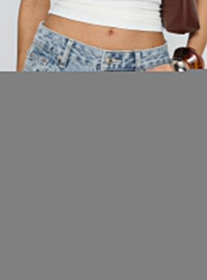 Serenitia Mid Rise Straight Leg Jeans Light Wash Tall