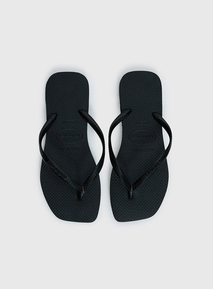 Havaiana Slim Square Black